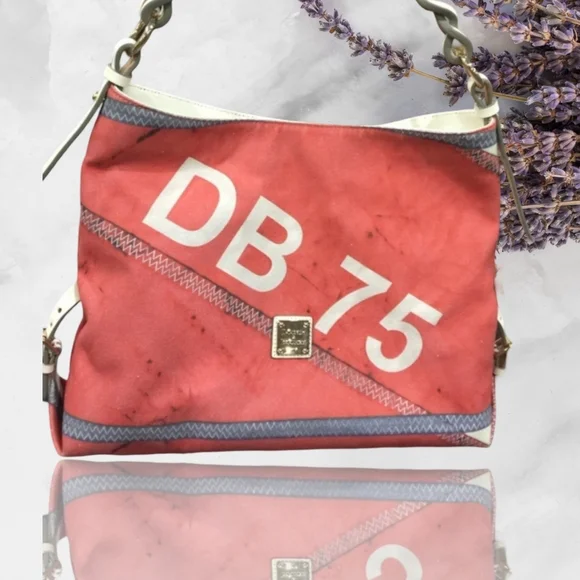 Dooney & Bourke 75 Vintage Coral hobo RARE - Picture 2 of 9